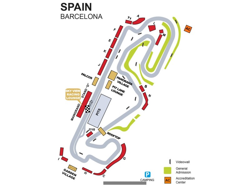 VN ŠPANIJE F1 - vstopnice