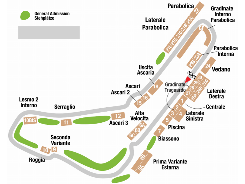 VN ITALIJE F1 - vstopnice