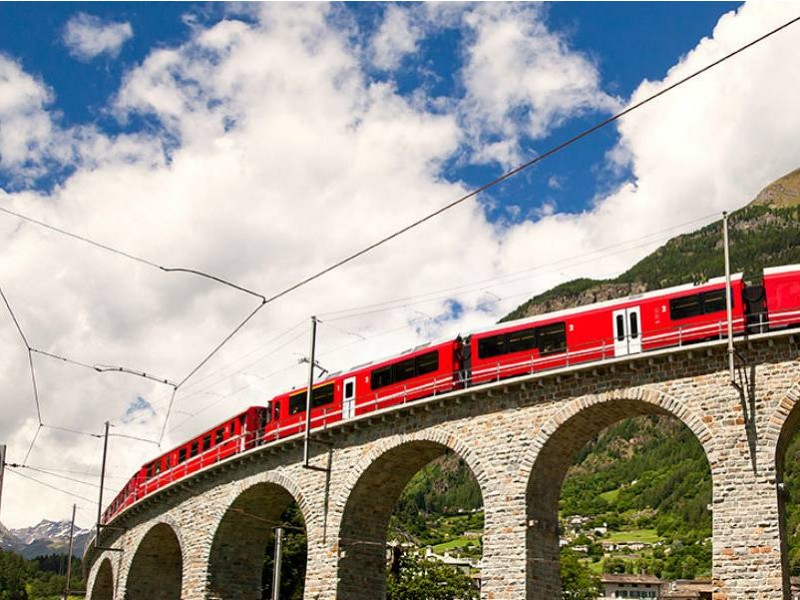 BERNINA EXPRESS IN ITALIJANSKA JEZERA