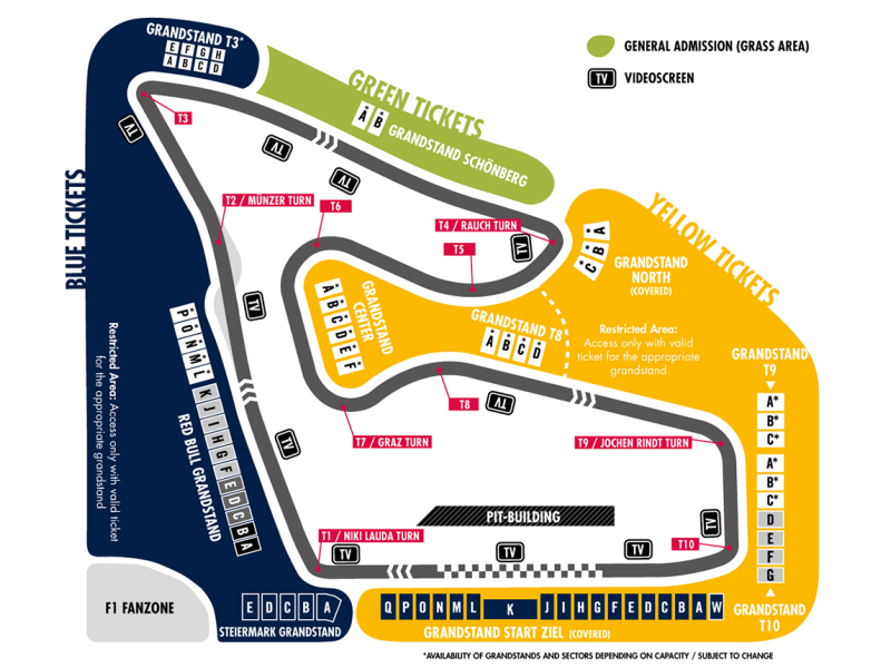 VN AVSTRIJE F1 - vstopnice